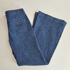 New York & Company Flare Leg Trouser Jean Size 6